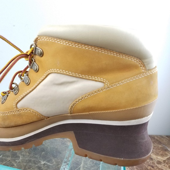 Timberland Brown Leather Lace Up Ankle Boots 9M - Picture 2 of 8